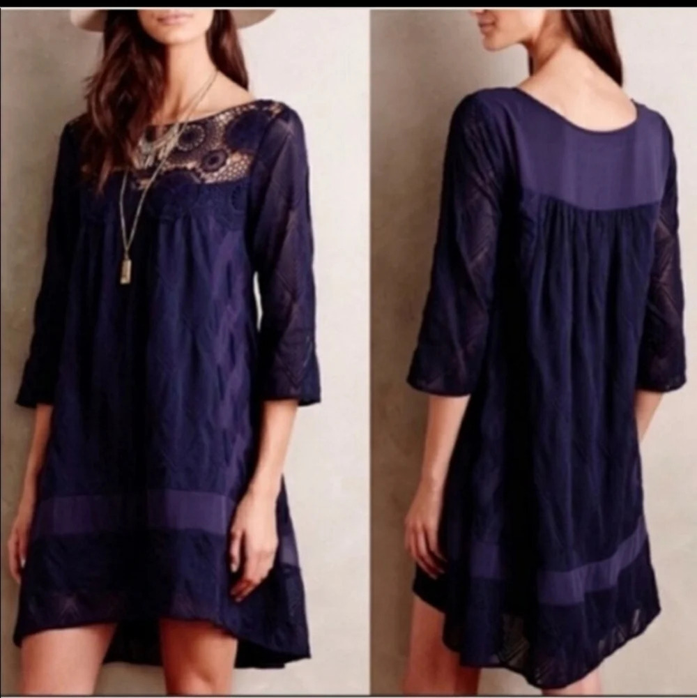 Anthropologie Holding Horses Augusta Crochet Dress - Picture 2 of 6